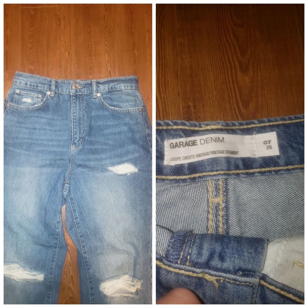 GARAGE high rise jeans